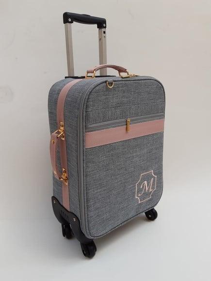 KIT LINHO MALA DE BORDO E MOCHILA TAM. G
