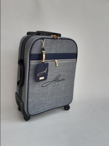 Kit Mala De Rodinhas E Necessaire Box