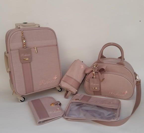 Kit Mala, Bolsa M, Necessaire, Porta Doc, Saquinhos
