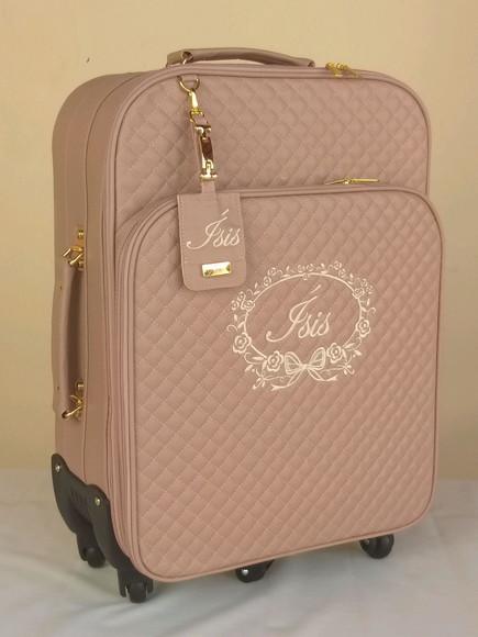Kit Maternidade Mala de bagagem 360 graus + Bolsa tam. G
