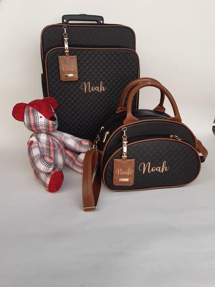 Kit Personalizado Mala De Rodinhas E Bolsa