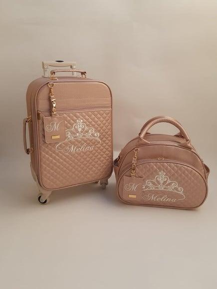 Mala de bordo, bolsa passeio M, frasqueira térmica.