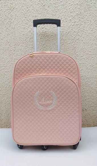 Mala de rodinha + bolsa passeio M