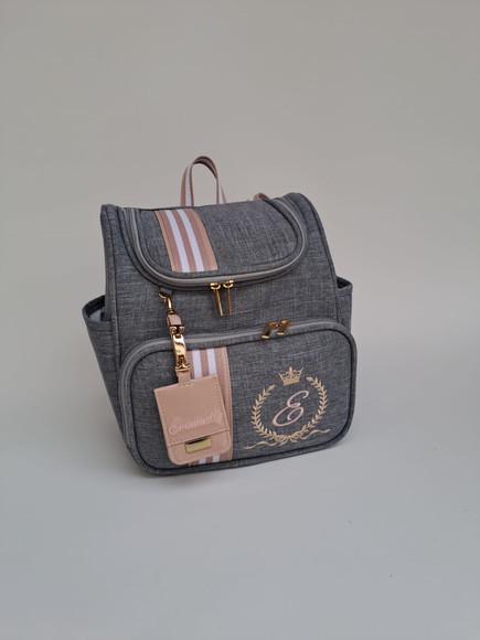 Mochila 2 em 1 e Bolsa Passeio Média