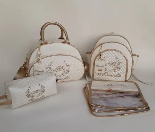 Bolsa passeio, mochila, necessaire, saquinhos organizadores