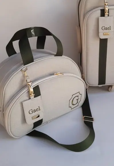 Bolsa Passeio Tamanho G em linho de algodao