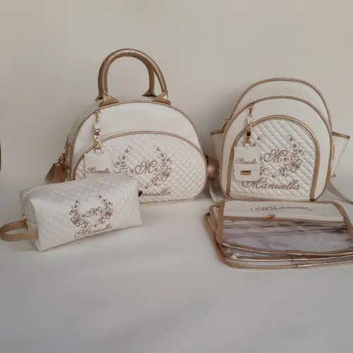 Bolsa passeio, mochila, necessaire, saquinhos organizadores