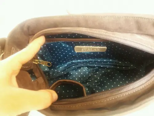 Bolsa Tiracolo franjas