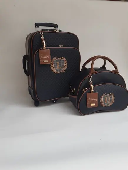 Kit Mala De Rodinha E Bolsa Passeio Média