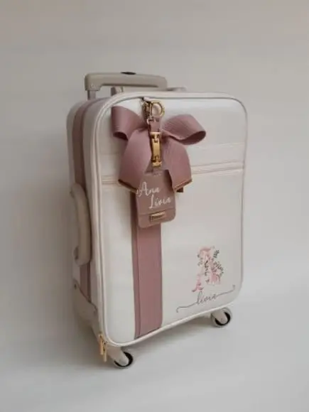 Kit Mala de Rodinhas e Bolsa Passeio Média