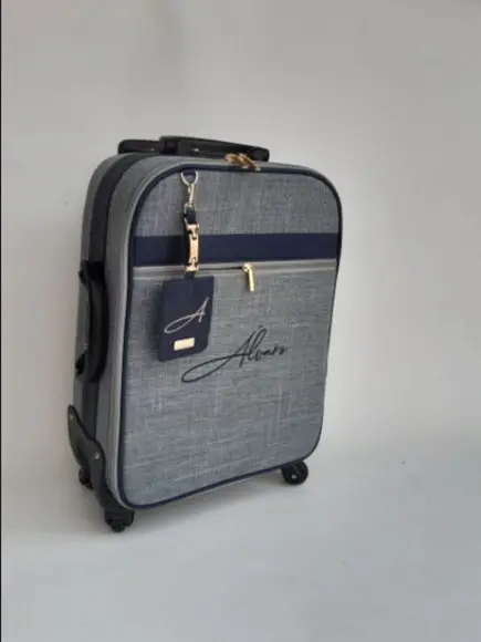 Kit Mala De Rodinhas E Necessaire Box