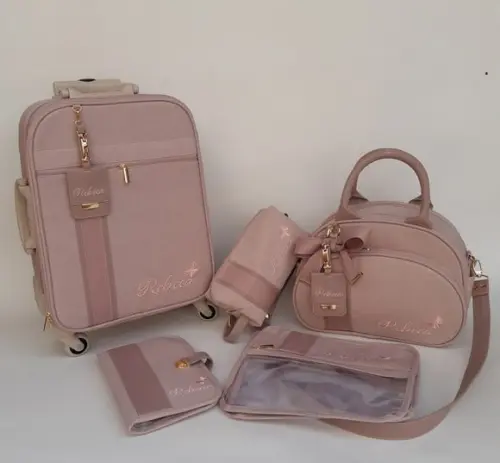 Kit Mala, Bolsa M, Necessaire, Porta Doc, Saquinhos