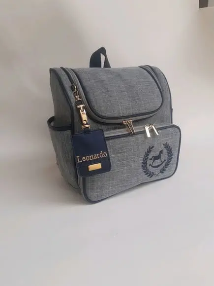 Mochila 2 em 1 e 3 saquinhos organizadores