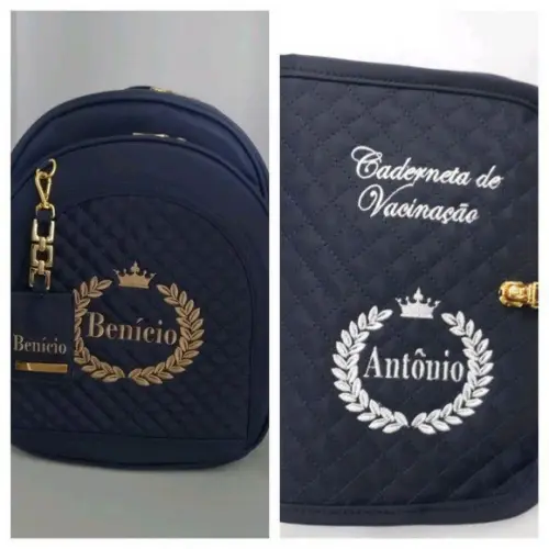 Mochila G + porta cartão de vacina