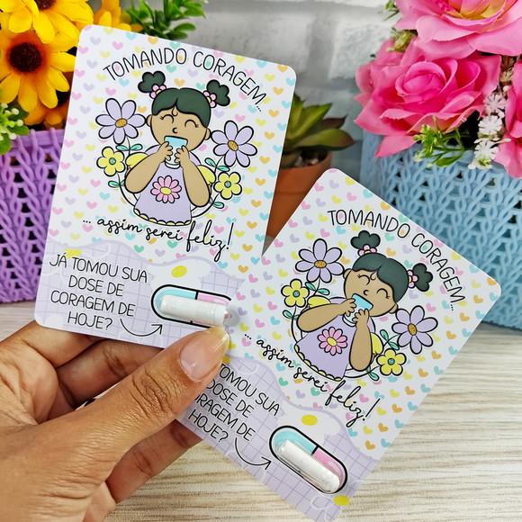 Cartão Personalizado Capsulas Frases Motivacionais