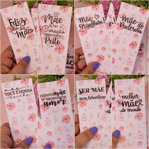 Marcador de Página Personalizado Dia das Mães