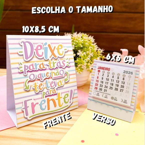 Mini Calendários Personalizados 2026 | Modelo 6x6