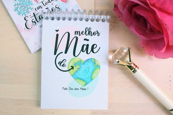 Bloquinho Personalizado Dia das Mães 10x7 cm