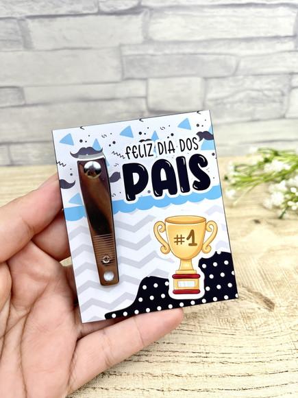 Card com Mini Cortador de Unhas Dia dos Pais