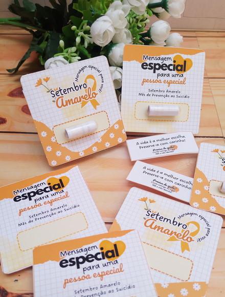 Card com Pílulas Setembro Amarelo
