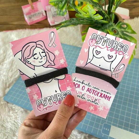 Tag Xuxinha Personalizada Outubro Rosa
