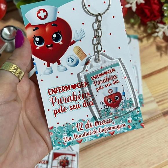 Chaveiro Personalizado Brinde Enfermagem