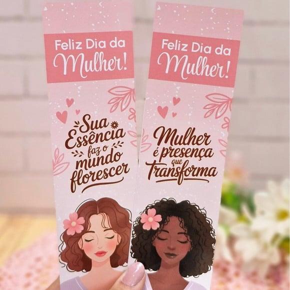 Marcador de Página Personalizado Dia da Mulher