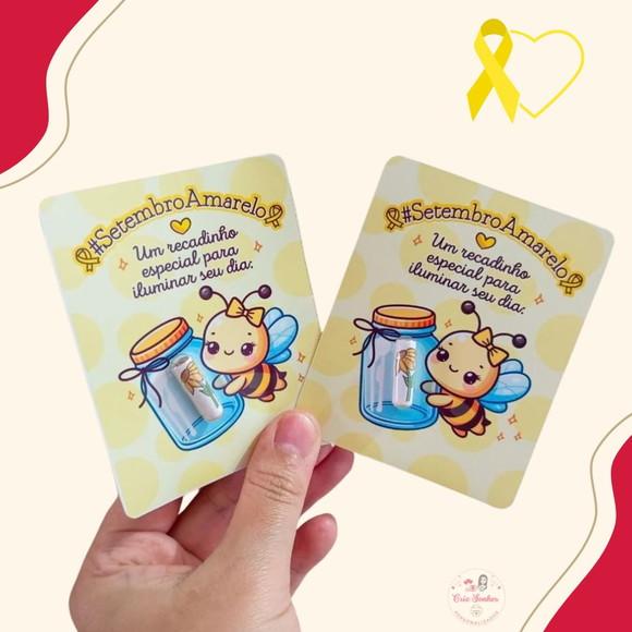 Card Cápsulas Mensagens Setembro Amarelo