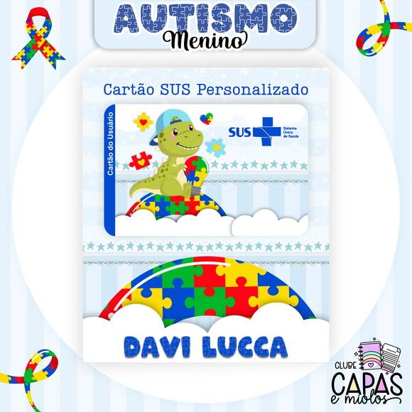 Cartão do Sus Personalizado Autismo