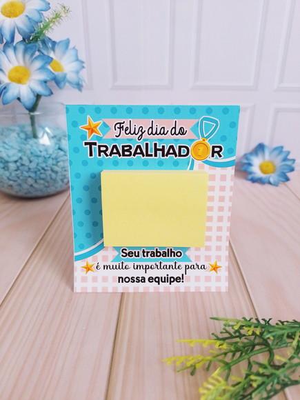 Post It Personalizado Dia do Trabalho