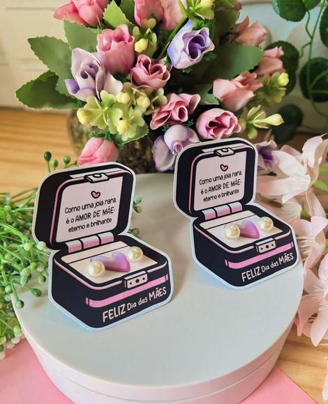 Brinco Mimo Lembrancinha Personalizada Dia das Mães