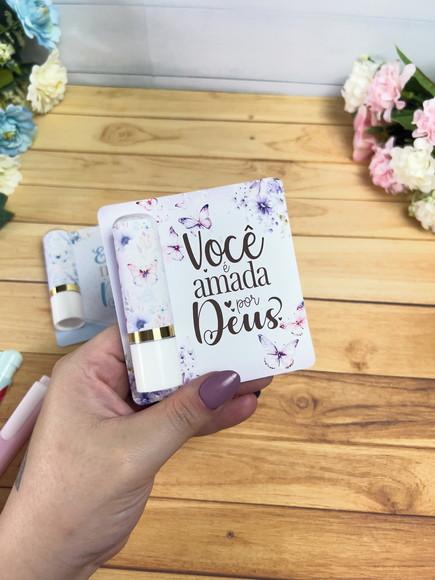 Card Personalizado com Manteiga de Cacau Frases Cristãs