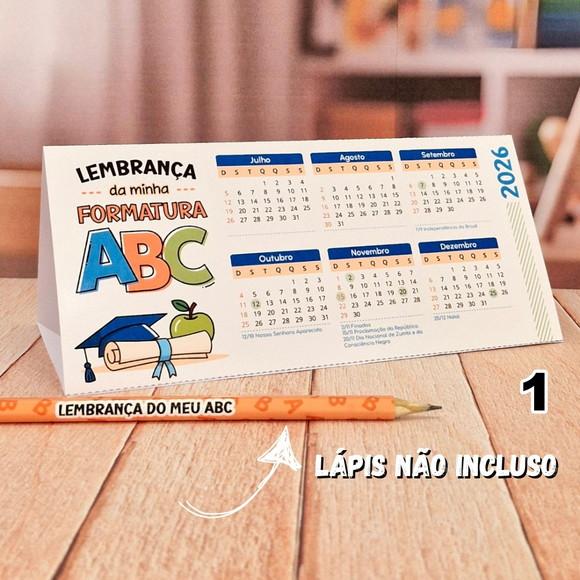 Calendários de Mesa Personalizados Formatura 2026