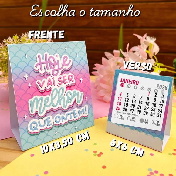 Mini Calendário 2025 | Modelo 6x6