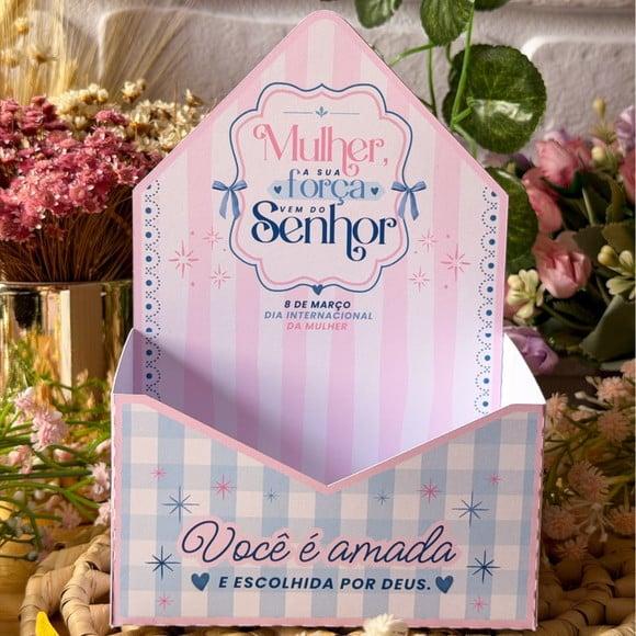 Caixas Sabonete Personalizadas Dia da Mulher | Pegue e Monte