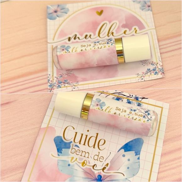 Card Personalizado com Manteiga de Cacau Dia da Mulher