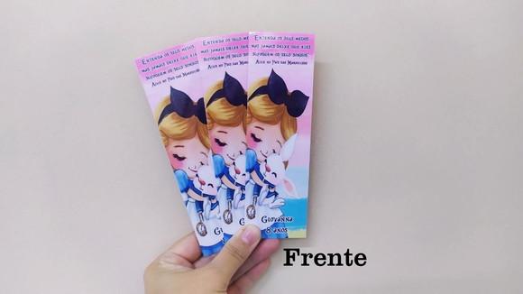 Marcador de Página Alice no País das Maravilhas