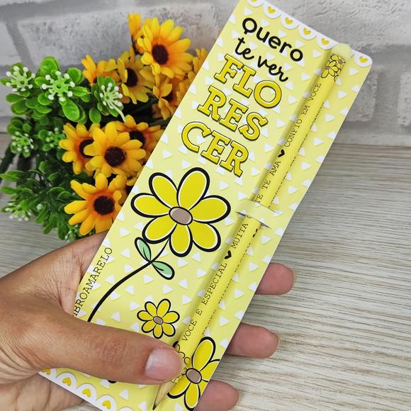 Card Lembrancinha com Lápis Setembro Amarelo | Pegue Monte