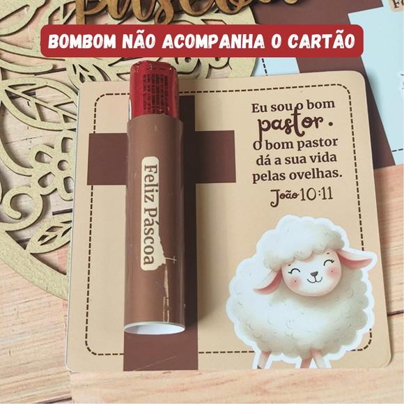 Cartão Personalizado para Páscoa 8x8 (sem Bombom)