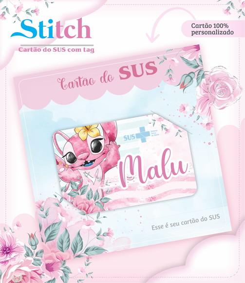 Cartão do Sus Personalizado Stitch
