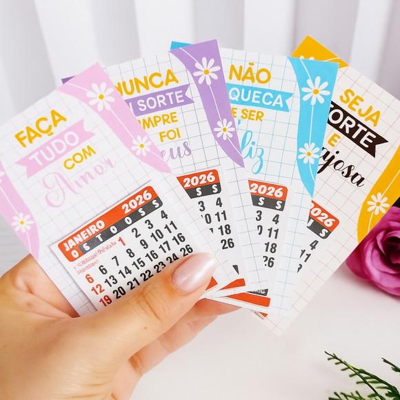 Mini Calendário Imã Personalizado 2026