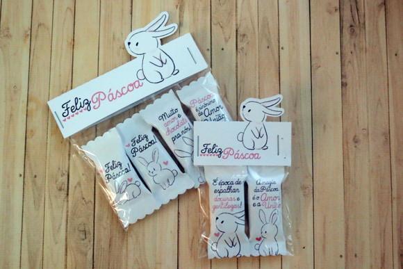 Lapela com Balas Personalizadas Páscoa