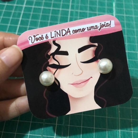 Brinco Personalizado Brinde Dia da Mulher | Pegue e Monte