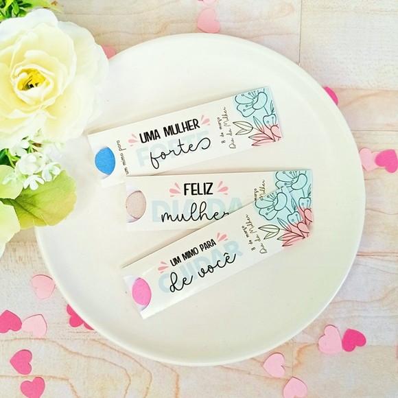 Mini Lixa Brinde Personalizado Dia da Mulher | Pegue e Monte