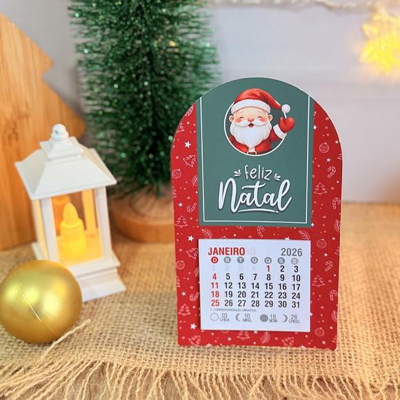 Imã de Geladeira com Calendário 2026 Personalizado