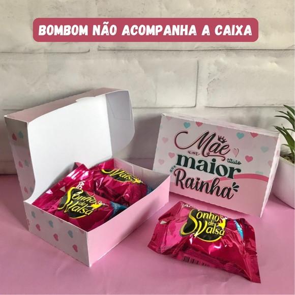 20 Caixas Personalizadas Dia das Mães | Pegue e Monte