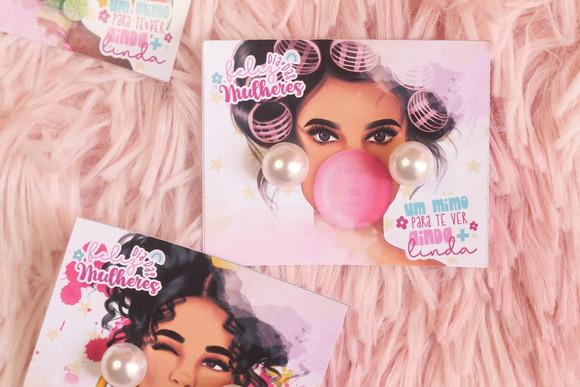 Card Personalizado com Brinco Dia da Mulher | Pegue e Monte