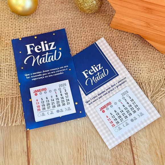 Mini Calendário Imã Personalizado 2026