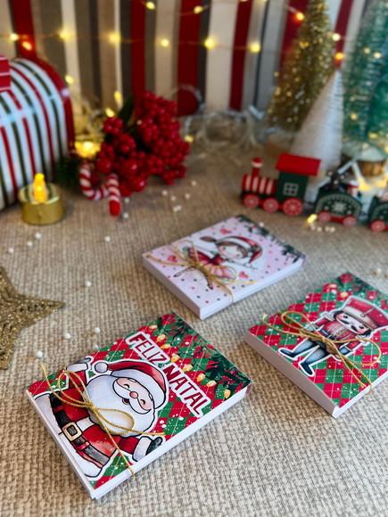 Bloquinho Personalizado 10x7 Natal (sem Laço)