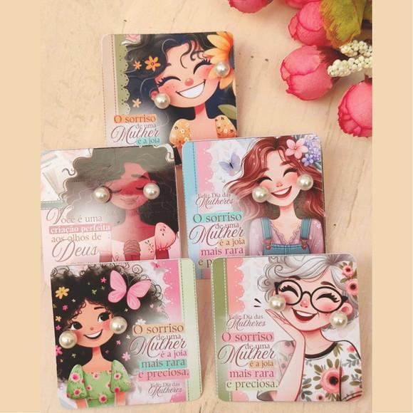 Brinco Mimo Lembrancinha Personalizada Dia da Mulher